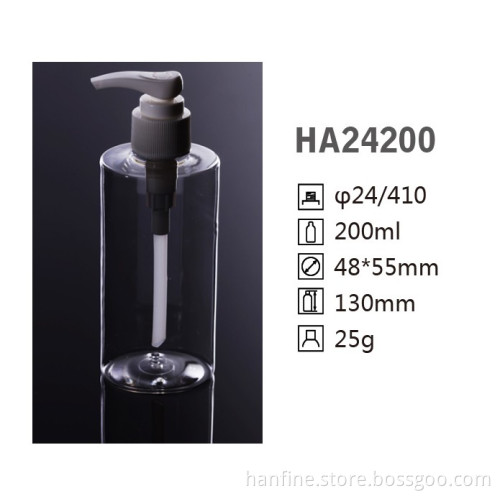 Factory sale custom logo 200ML plastic PET hair mask bottle